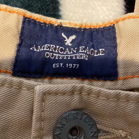 💙New American Eagle Outfitters Khaki Pants Size 32x32 - Picture 3 of 6